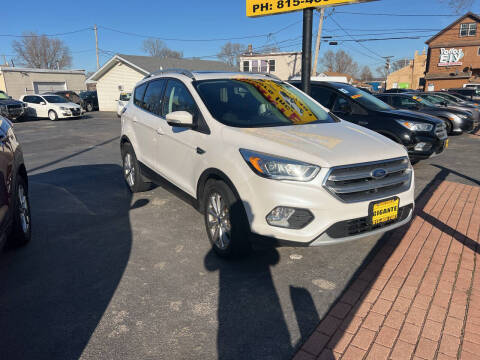 2017 Ford Escape for sale at GIGANTE MOTORS INC in Joliet IL
