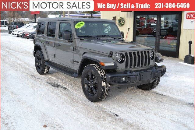 2020 Jeep Wrangler Unlimited for sale at Nick's Motor Sales in Kalkaska MI