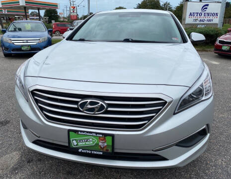 2016 Hyundai Sonata for sale at Auto Union LLC in Virginia Beach VA