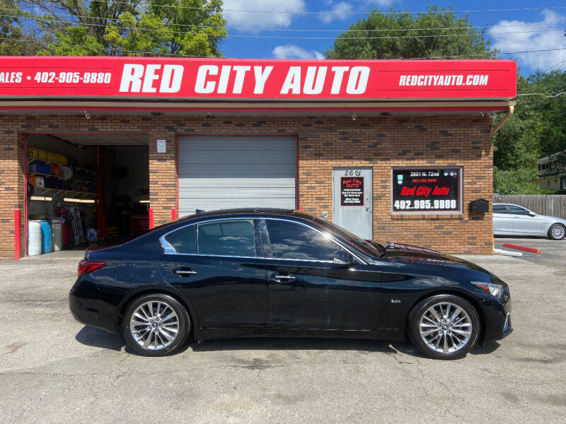 2018 Infiniti Q50 for sale at Red City  Auto in Omaha NE
