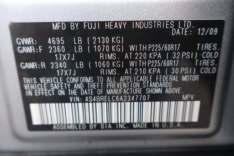 2010 Subaru Outback 3.6R Limited