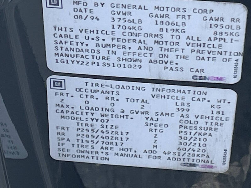 1995 Chevrolet Corvette