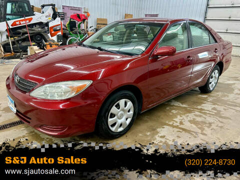 2003 Toyota Camry for sale at S&J Auto Sales in South Haven MN