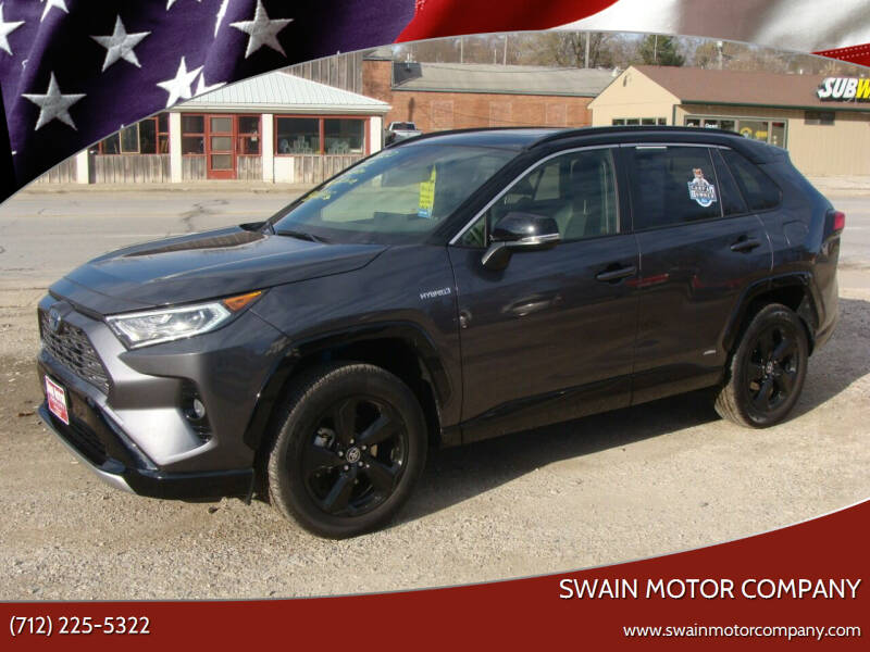 2020 Toyota RAV4 Hybrid for sale at Swain Motor Company in Cherokee IA