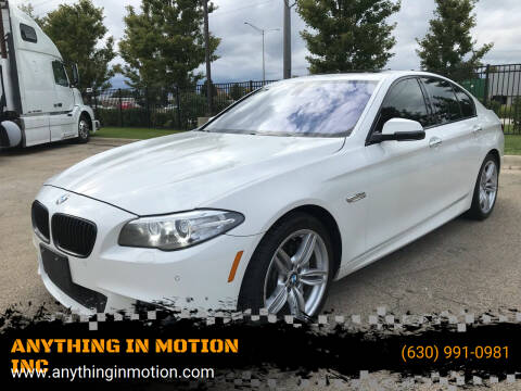 2014 BMW 5 Series for sale at ANYTHING IN MOTION INC in Bolingbrook IL