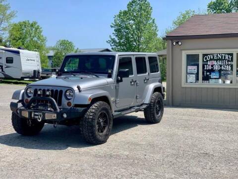 2013 Jeep Wrangler Unlimited for sale at Coventry Auto Sales in Youngstown OH