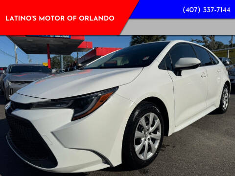 2020 Toyota Corolla for sale at LATINO'S MOTOR OF ORLANDO in Orlando FL