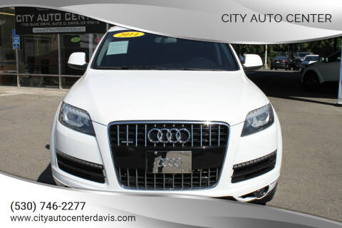 2014 Audi Q7 for sale at City Auto Center in Davis CA