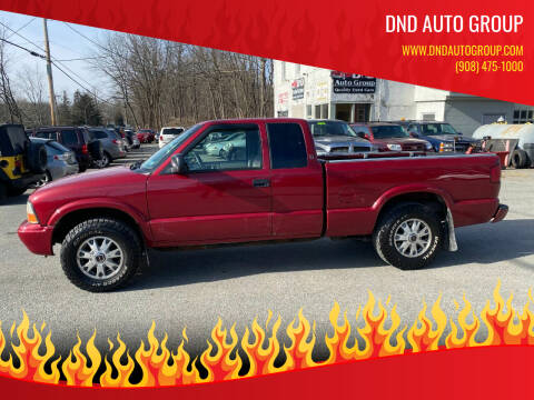 2002 GMC Sonoma for sale at DND AUTO GROUP in Belvidere NJ