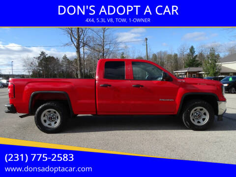2017 GMC Sierra 1500 for sale at DON'S ADOPT A CAR in Cadillac MI