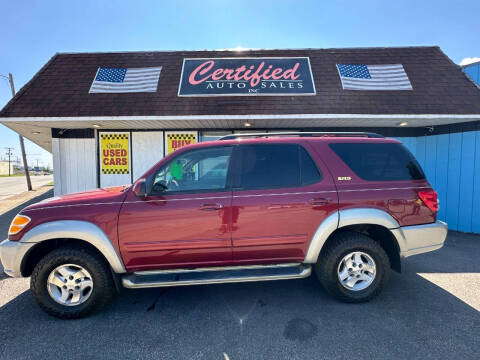 2001 Toyota Sequoia for sale at Certified Auto Sales, Inc in Lorain OH