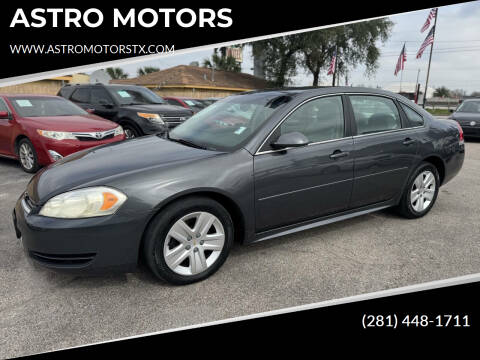 2010 Chevrolet Impala for sale at ASTRO MOTORS in Houston TX