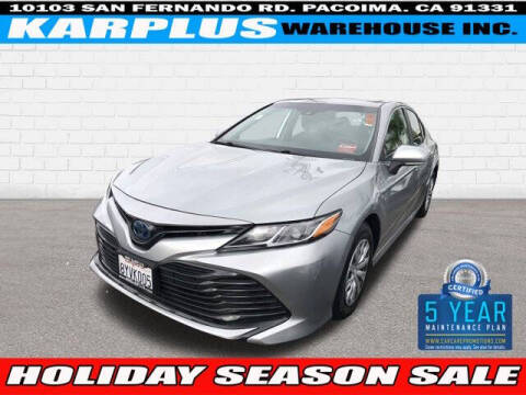 2020 Toyota Camry Hybrid for sale at Karplus Warehouse in Pacoima CA