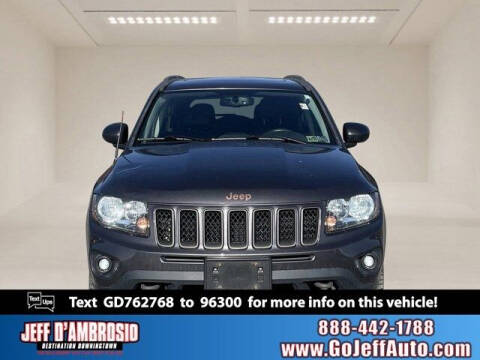 2016 Jeep Compass for sale at Jeff D'Ambrosio Auto Group in Downingtown PA