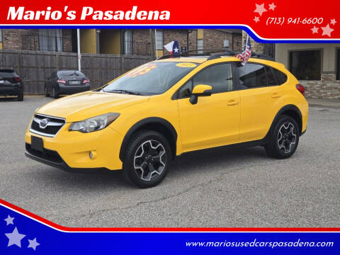 2015 Subaru XV Crosstrek for sale at Mario's Pasadena in Pasadena TX