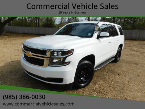 2017 Chevrolet Tahoe for sale at Commercial Vehicle Sales in Ponchatoula LA