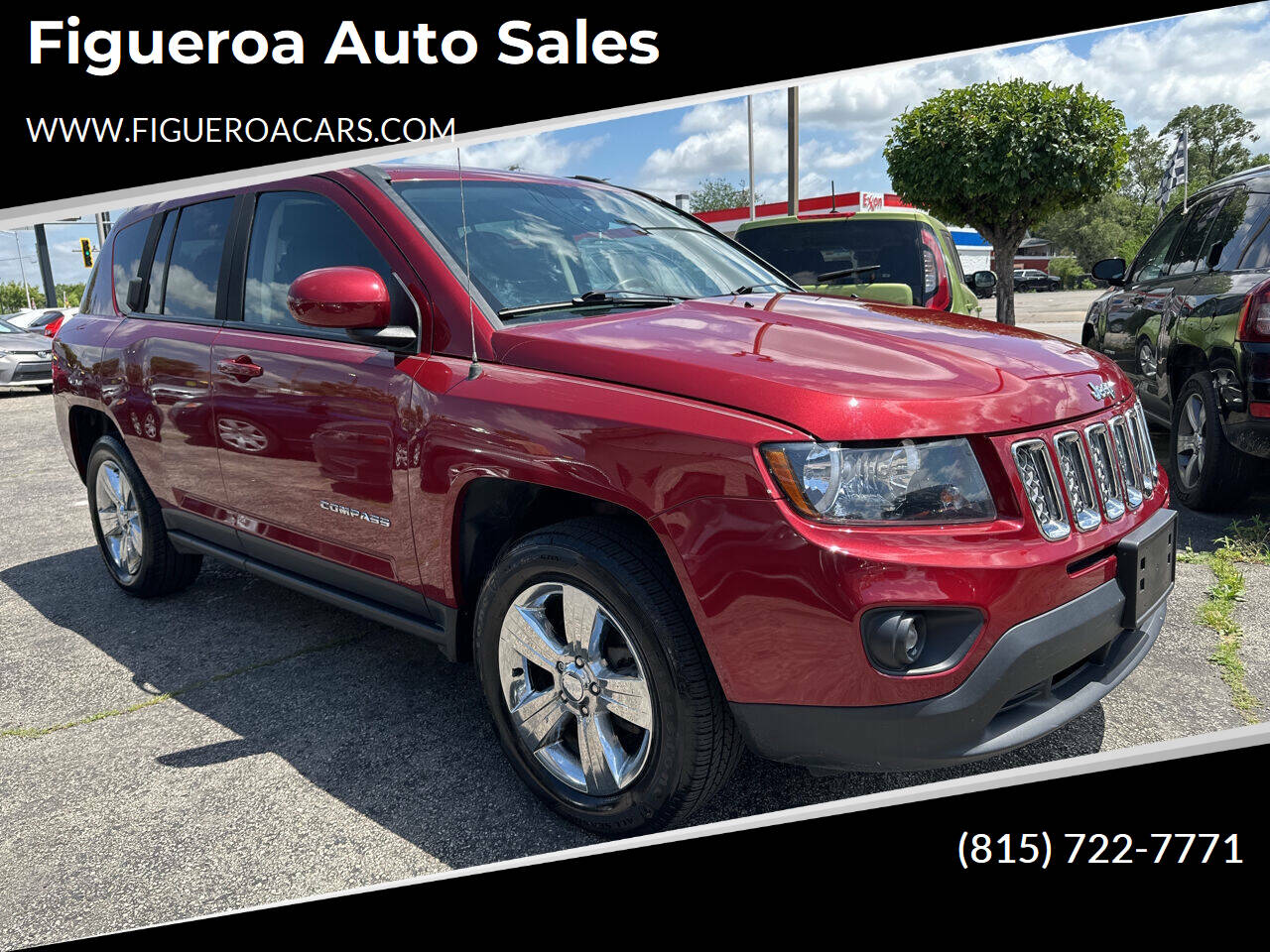 Red 2016 Jeep Compass Latitude 4x4 Latitude 4dr SUV 1