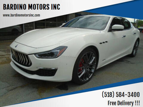 2019 Maserati Ghibli for sale at BARDINO MOTORS INC in Saratoga Springs NY