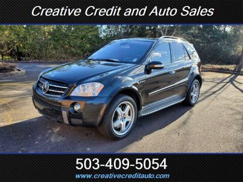 2007 Mercedes-Benz M-Class for sale at Creative Credit & Auto Sales in Salem OR