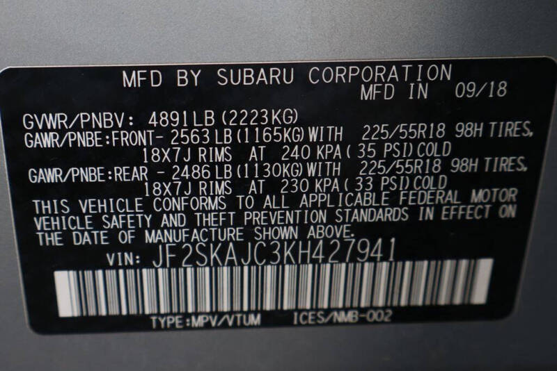 2019 Subaru Forester Sport