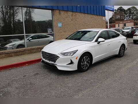 2022 Hyundai Sonata Hybrid Blue