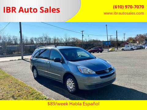 2005 Toyota Sienna for sale at IBR Auto Sales in Pottstown PA
