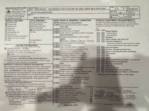 2021 Chevrolet Silverado 1500