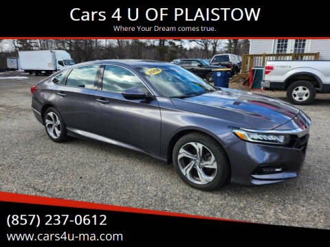 2018 Honda Accord for sale at Cars 4 U OF PLAISTOW in Plaistow NH