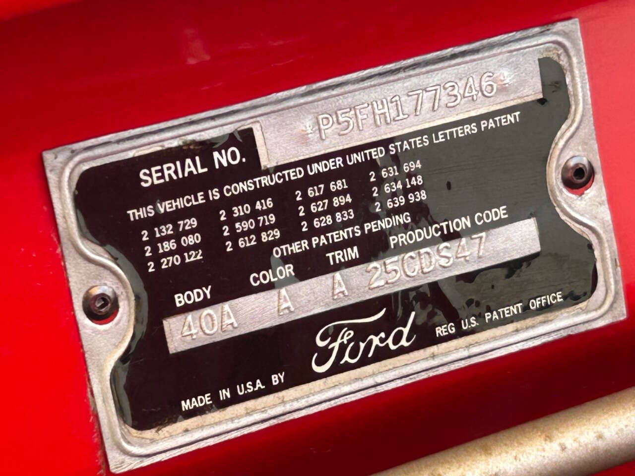 1955 Ford Thunderbird 38