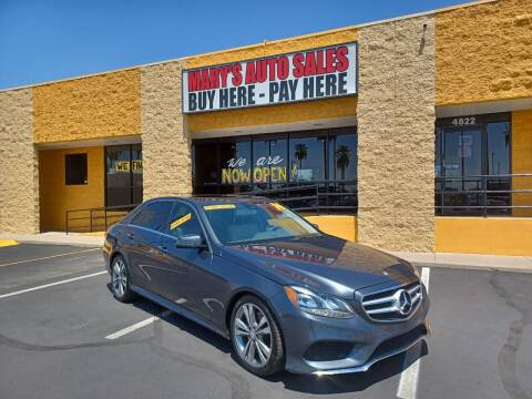 2014 Mercedes-Benz E-Class for sale at Marys Auto Sales in Phoenix AZ