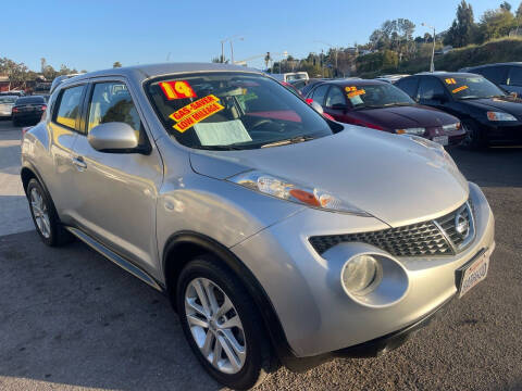 2014 Nissan JUKE for sale at 1 NATION AUTO GROUP in Vista CA