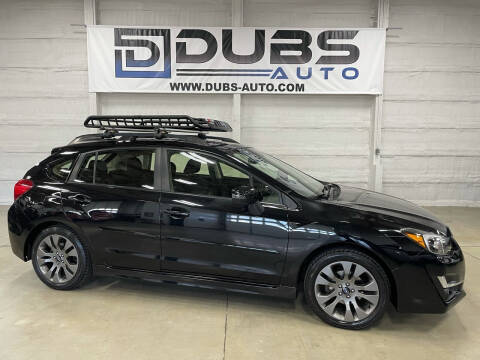 2016 Subaru Impreza for sale at DUBS AUTO LLC in Clearfield UT