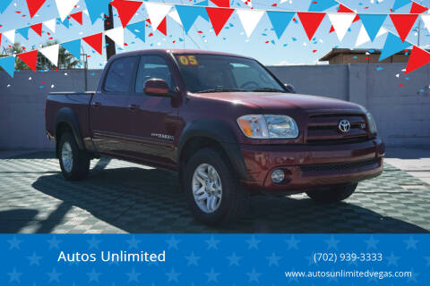 2005 Toyota Tundra for sale at Autos Unlimited in Las Vegas NV