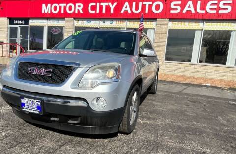 2011 GMC Acadia for sale at MOTOR CITY AUTO BROKER in Waukegan IL