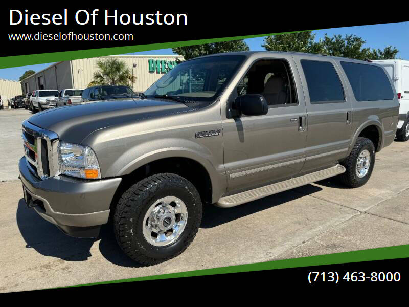 2003 Ford Excursion for sale at Diesel Of Houston in Houston TX
