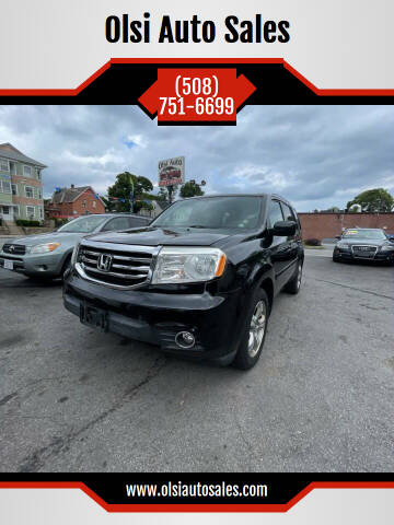 2013 Honda Pilot for sale at Olsi Auto Sales in Worcester MA