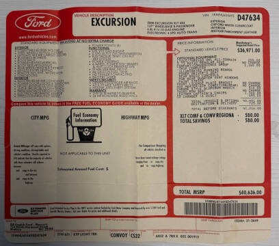 2000 Ford Excursion XLT