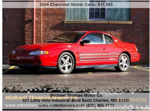 2004 Chevrolet Monte Carlo for sale at Michael Thomas Motor Co in Saint Charles MO