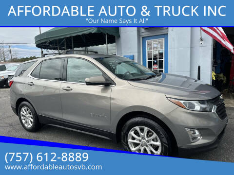 2018 Chevrolet Equinox for sale at AFFORDABLE AUTO & TRUCK INC in Virginia Beach VA