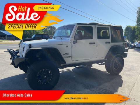 2012 Jeep Wrangler Unlimited for sale at Cherokee Auto Sales in Acworth GA
