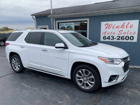 2018 Chevrolet Traverse for sale at Winkle Auto Sales LLC in Anderson IN