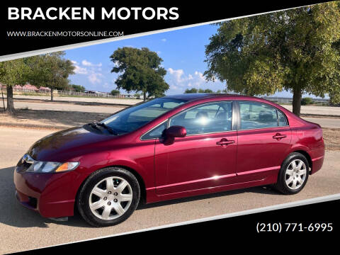 2010 Honda Civic for sale at BRACKEN MOTORS in San Antonio TX