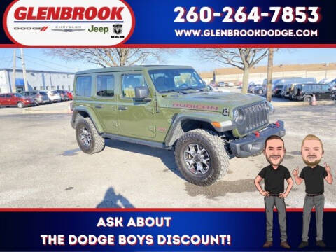 2021 Jeep Wrangler Unlimited for sale at Glenbrook Dodge Chrysler Jeep Ram and Fiat in Fort Wayne IN