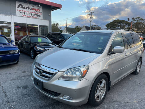 2006 Honda Odyssey for sale at AutoPro Virginia LLC in Virginia Beach VA