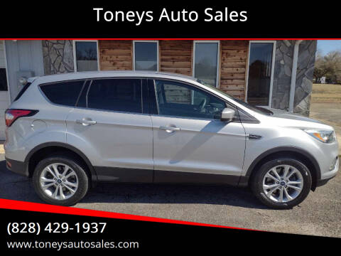 2017 Ford Escape for sale at Toneys Auto Sales in Forest City NC