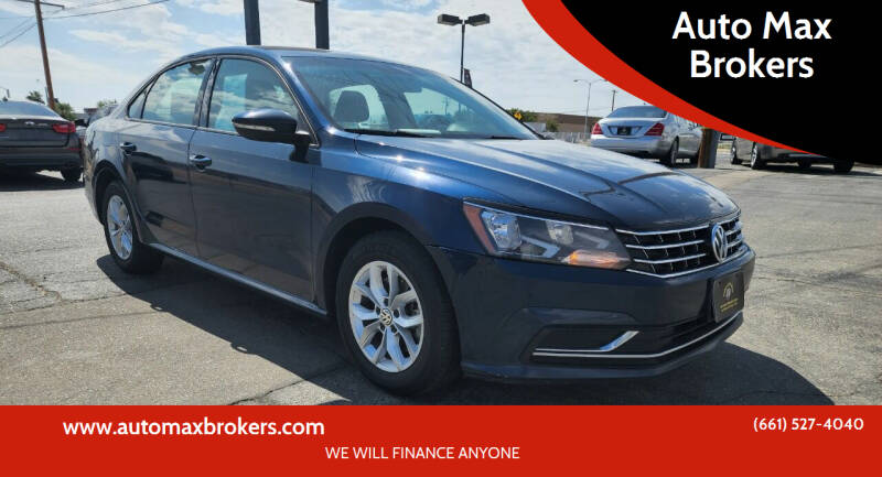 2018 Volkswagen Passat for sale at Auto Max Brokers in Victorville CA