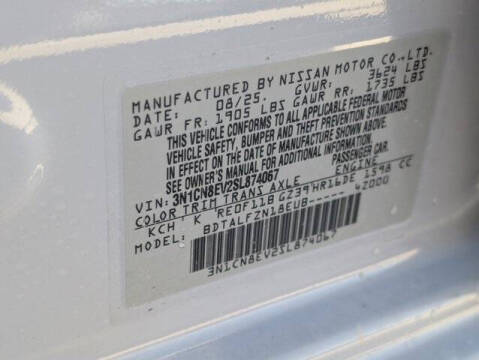 2025 Nissan Versa SV