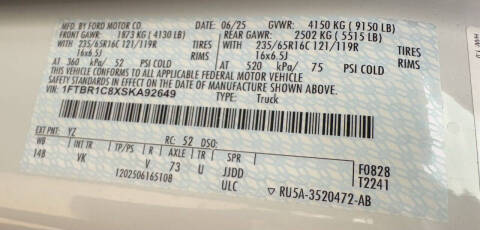 2025 Ford Transit 250