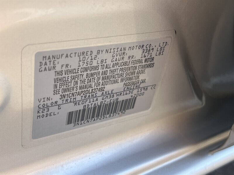 2013 Nissan Versa 1.6 S