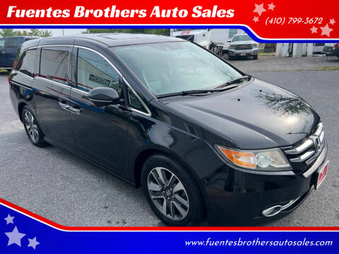 2015 Honda Odyssey for sale at Fuentes Brothers Auto Sales in Jessup MD